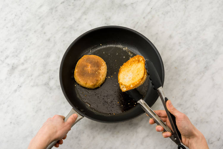 Halloumi anbraten