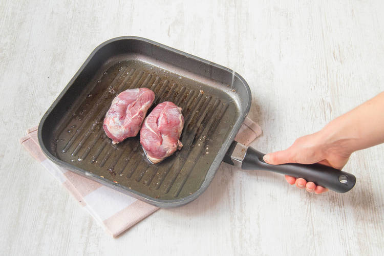 Fry the duck