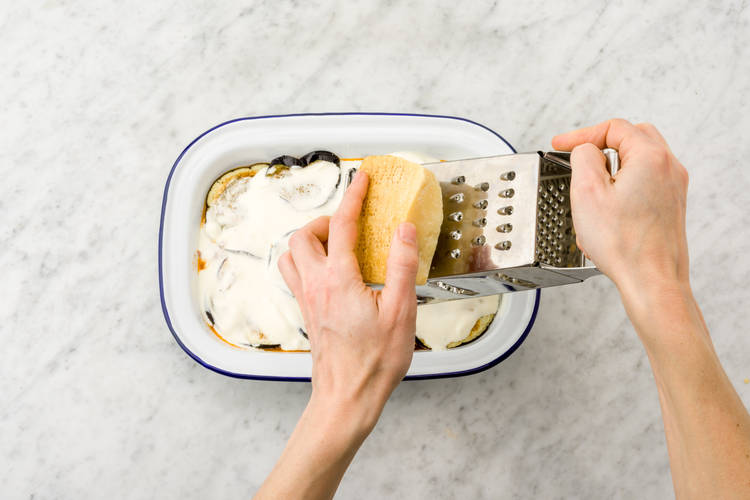 Grate over the cheese