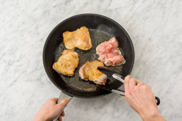 Fry the chicken