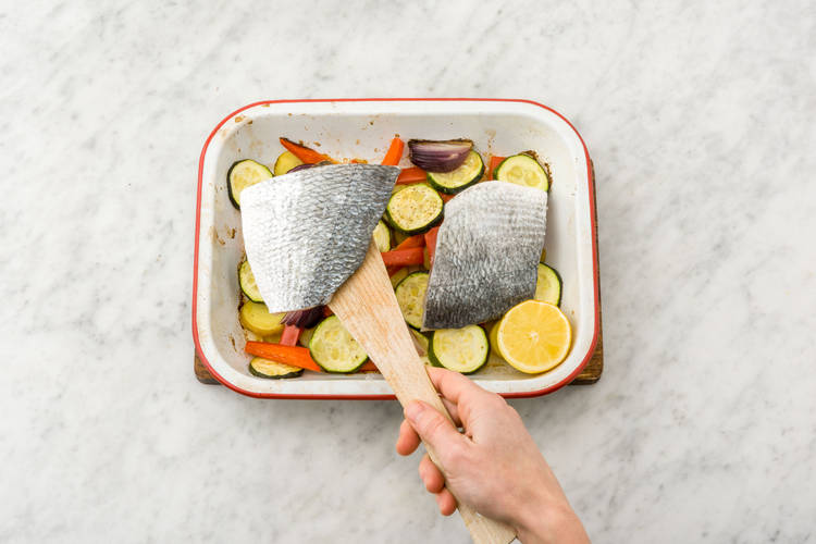 Add the John Dory and continue cooking