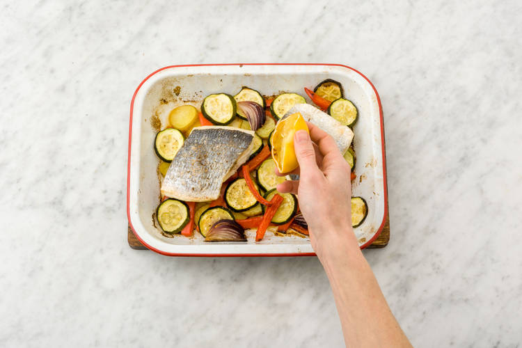 Squeeze over lemon juice and serve