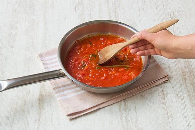 Add the tomatoes