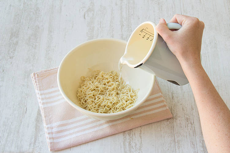 Soak the noodles