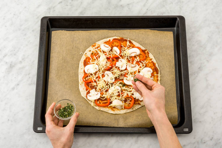 Beleg de pizza´s.