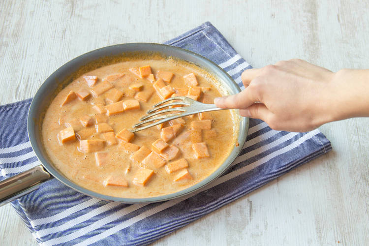 Add the sweet potato