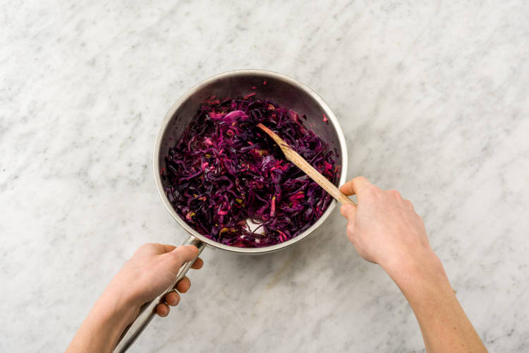 Cook the Cabbage and Apple Braise