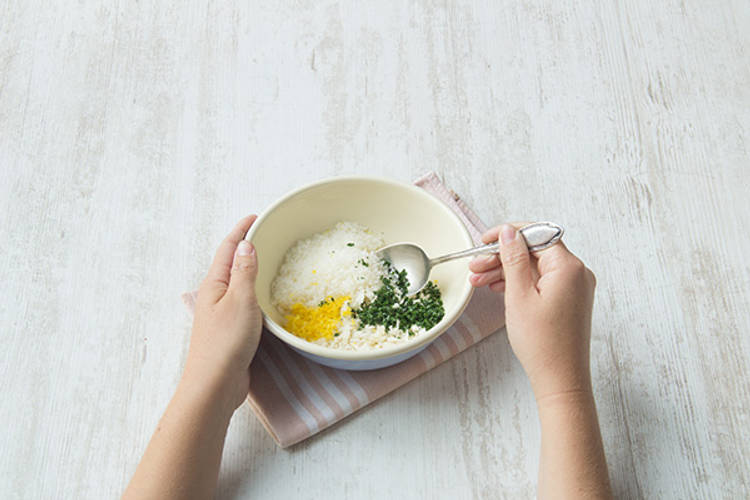 Combine the crumb ingredients in a bowl