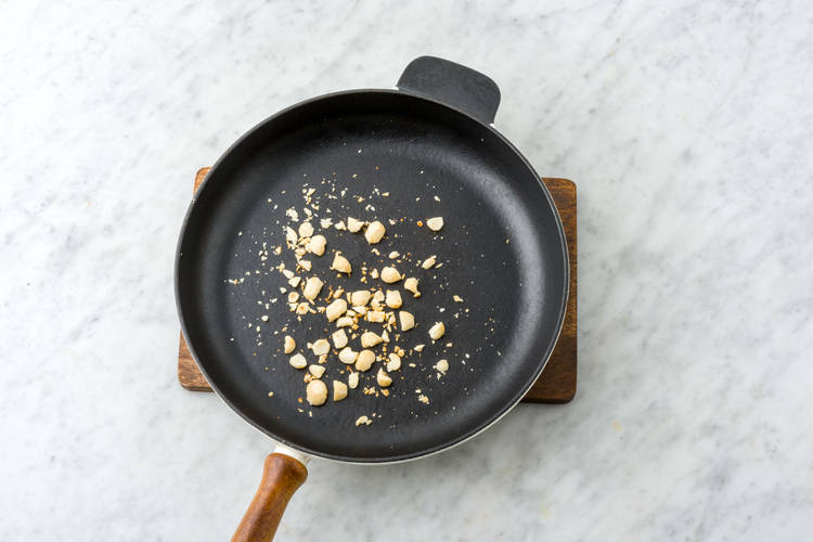 Cashew-Kerne rösten