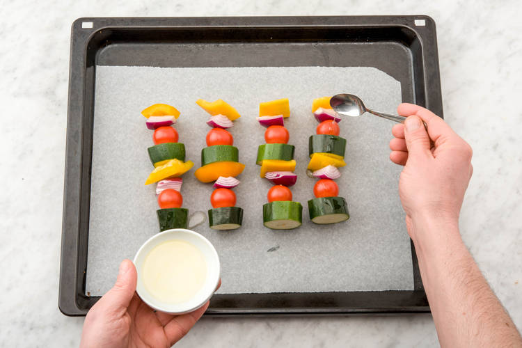 Spieße vorbereiten