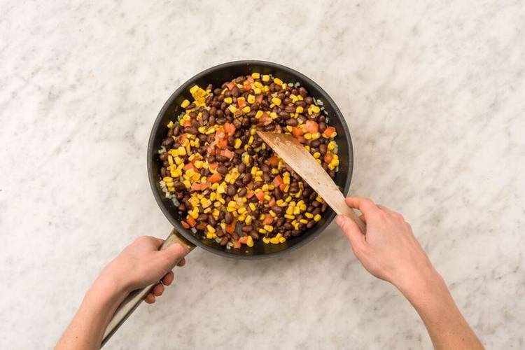 Sauté the vegetables