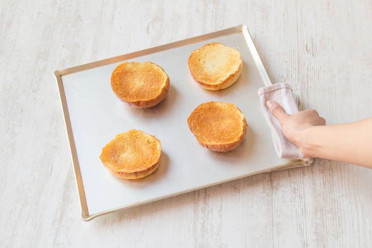 toast the buns
