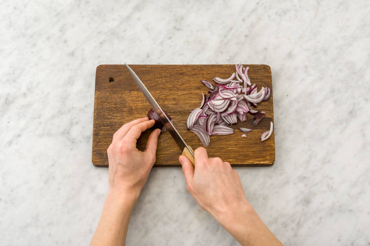 Chop the onion
