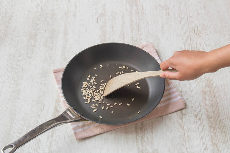 Toast the seeds