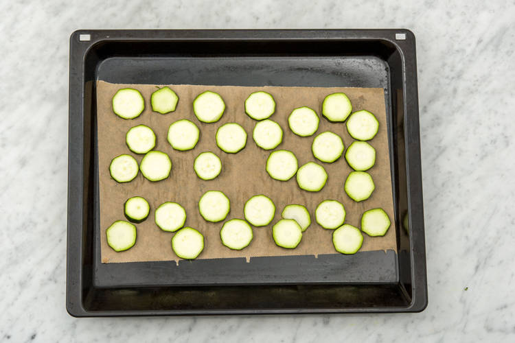 Bak de courgette.