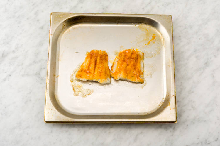 Grill the cod