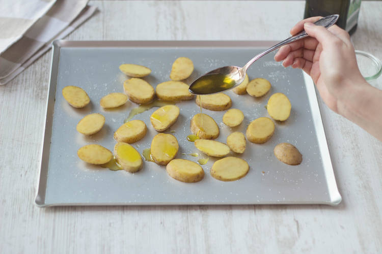 Drizzle with olive oil
