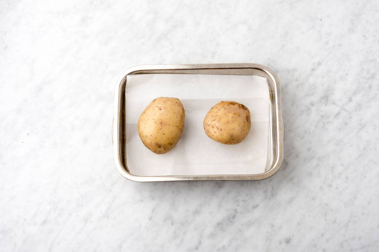 Ofenkartoffeln ausdampfen lassen