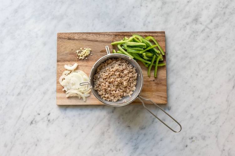 Prep the ingredients
