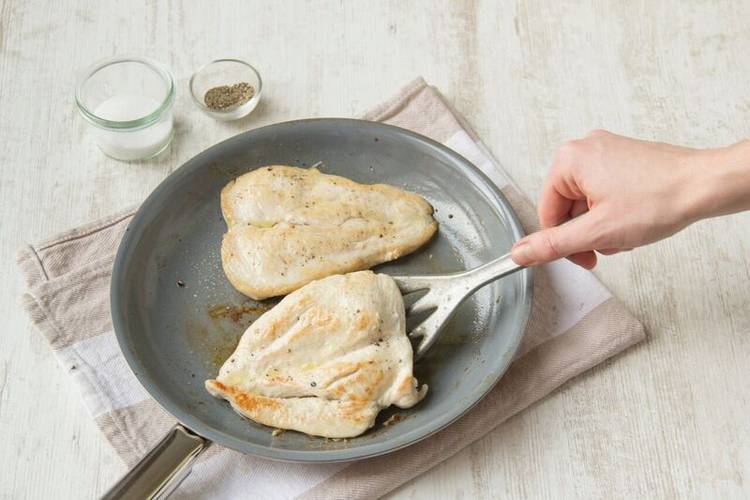 Cook the chicken
