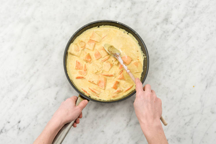 Simmer the curry