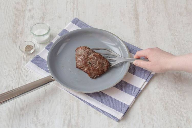 Cook the steak