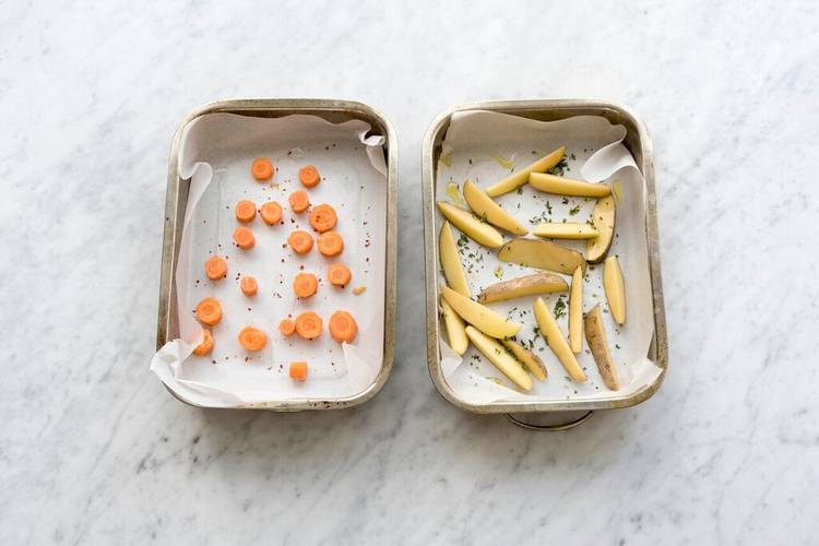 Roast the vegetables