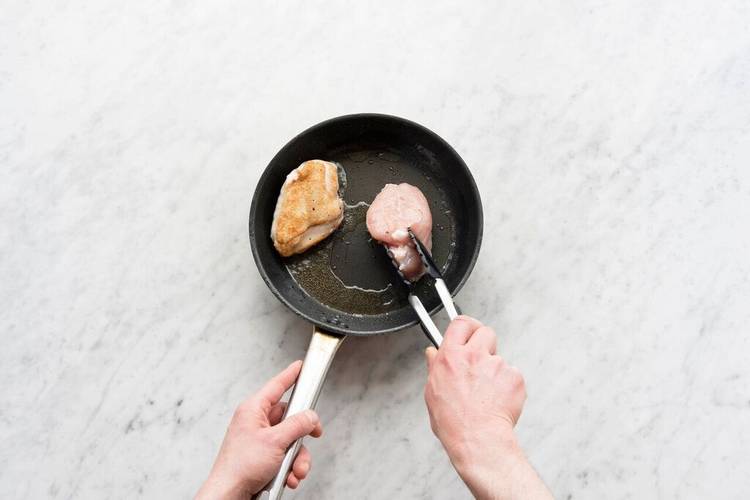Cook the chicken