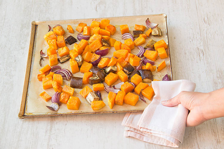 Cook vegetables