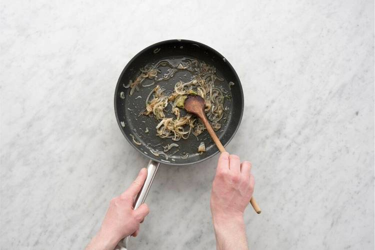 Caramelize the onions