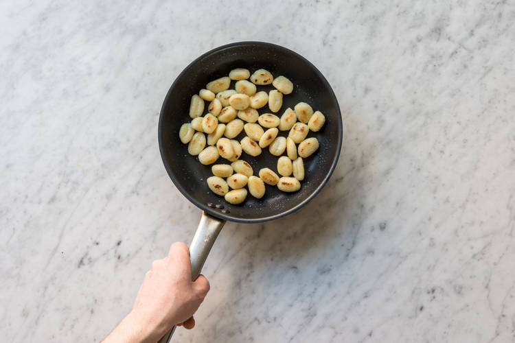 Fry gnocchi