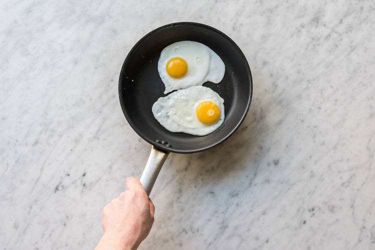 Fry the eggs