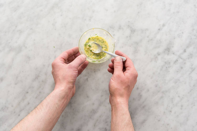 Mix the herbs