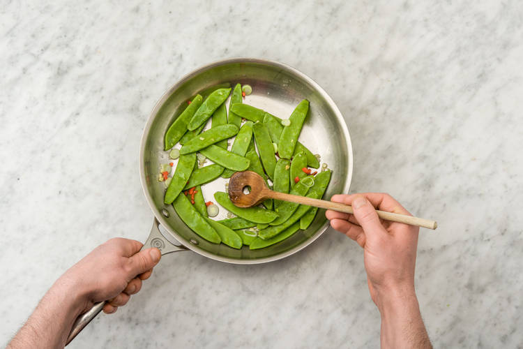 Cook the veg
