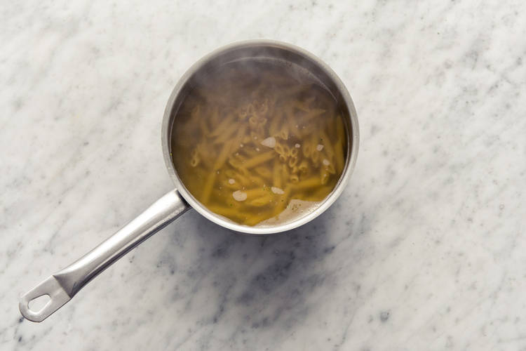Kook de penne.