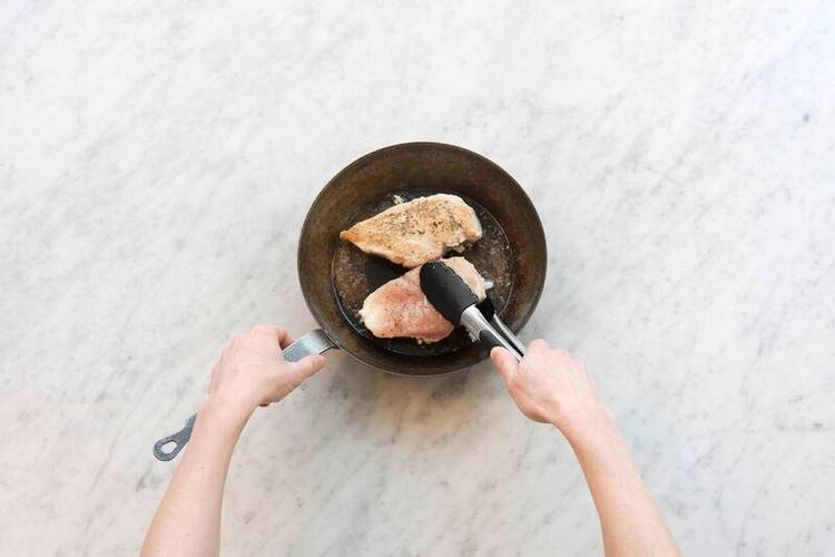 Cook the chicken