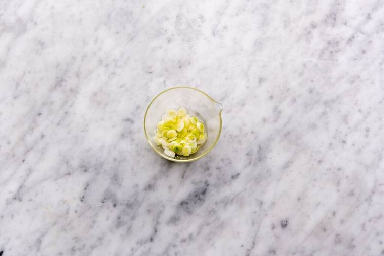 Pickle the scallions