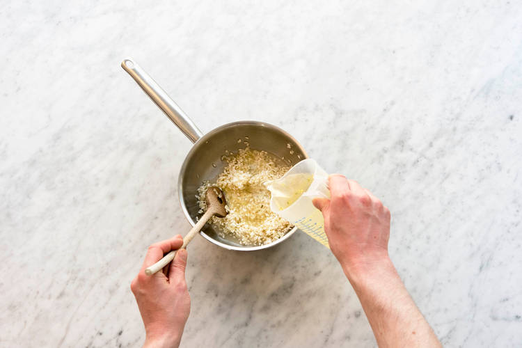 Risotto kochen