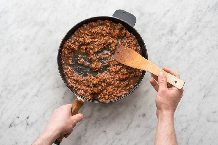 Simmer the mixture