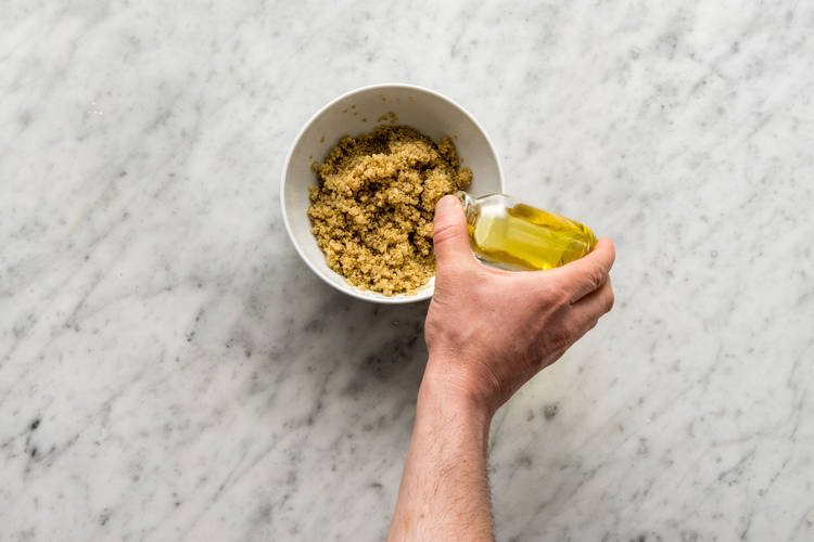 Drizzle with a little olive oil