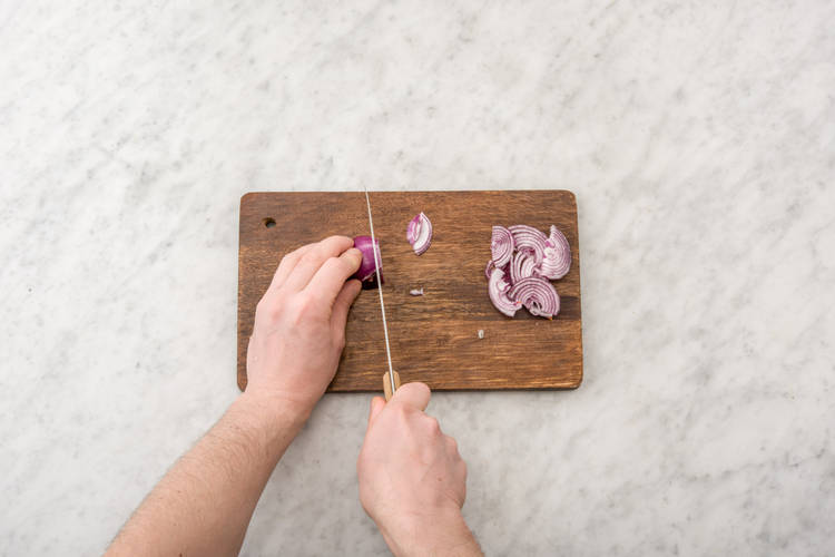 Chop the onion
