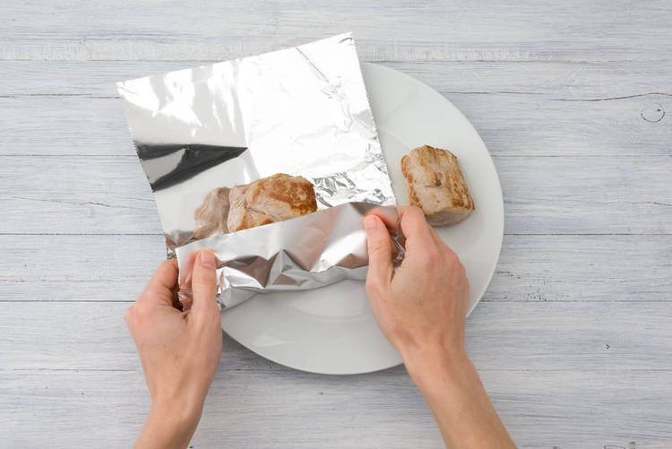 Wrap in foil to rest