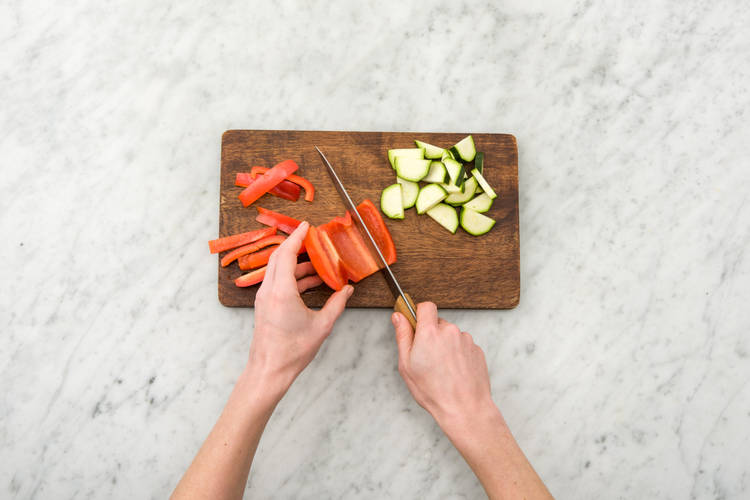 Chop the veg