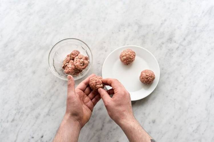 Make the meatballs