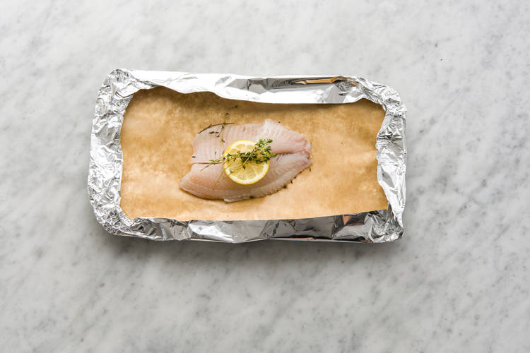 Prepare the papillotes