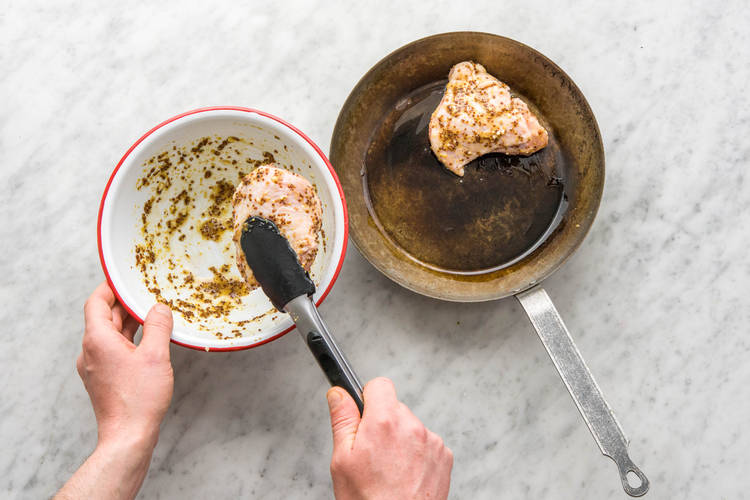 Cook the chicken