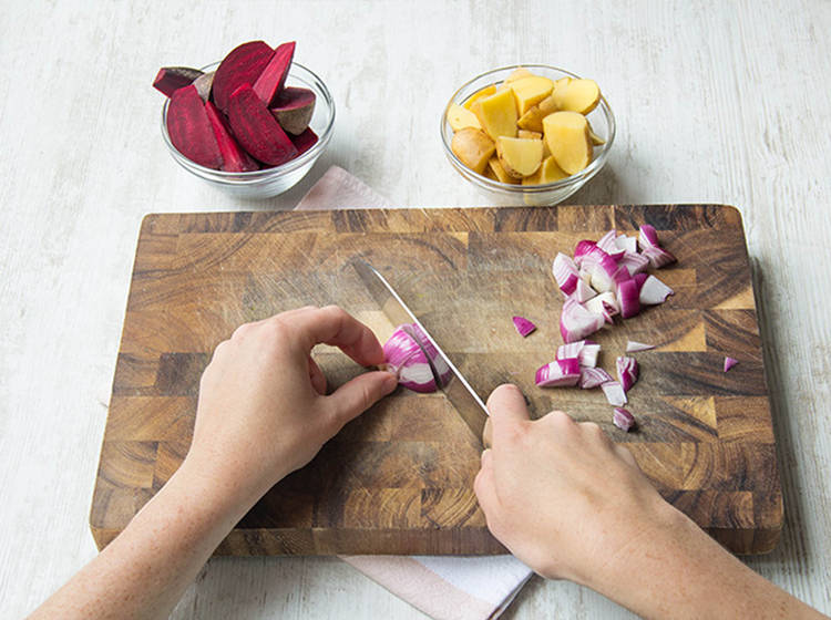 Chop the onion