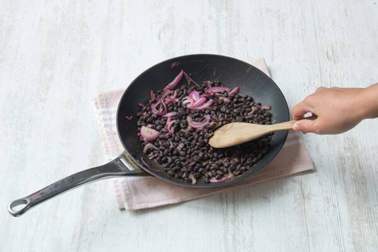 Cook the beans