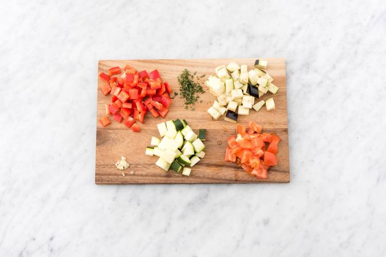 Prep the veggies