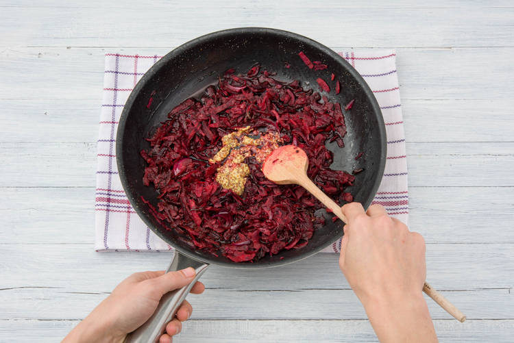 Cook the veggies